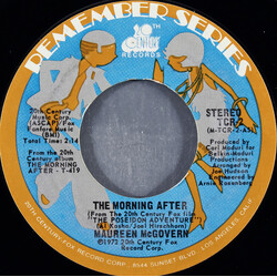 Maureen McGovern The Morning After / Nice To Be Around USED VINYL 7INCH 45 RPM STYRENE STEREO