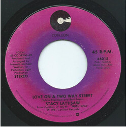 Stacy Lattisaw Love On A Two Way Street USED VINYL 7INCH 45 RPM STYRENE STEREO