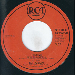 K.T. Oslin Hold Me / She Don't Talk Like Us No More USED VINYL 7INCH 45 RPM STYRENE