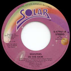 The Whispers In The Raw / Small Talkin' USED VINYL 7INCH STYRENE