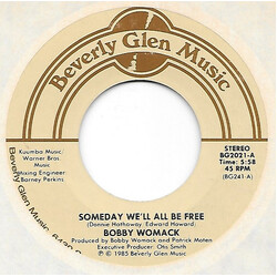 Bobby Womack Someday We'll All Be Free USED VINYL 7INCH 45 RPM STYRENE STEREO