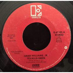 Hank Williams Jr. Texas Women USED VINYL 7INCH 45 RPM STYRENE