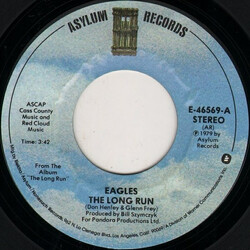 Eagles The Long Run USED VINYL 7INCH 45 RPM STYRENE