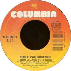 Ricky Van Shelton From A Jack To A King USED VINYL 7INCH 45 RPM STYRENE