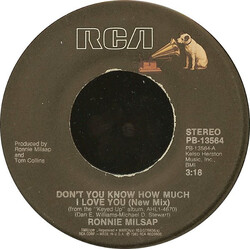 Ronnie Milsap Don't You Know How Much I Love You USED VINYL 7INCH 45 RPM STYRENE STEREO