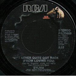 Sylvia (7) I Never Quite Got Back (From Loving You) USED VINYL 7INCH 45 RPM STYRENE