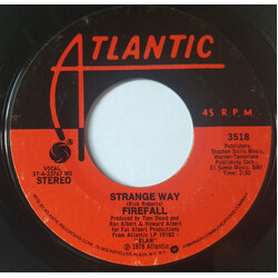 Firefall Strange Way USED VINYL 7INCH 45 RPM STYRENE