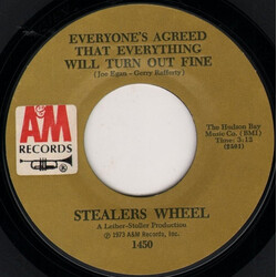 Stealers Wheel Everyone's Agreed That Everything Will Turn Out Fine / Next To Me USED VINYL 7INCH 45 RPM STYRENE