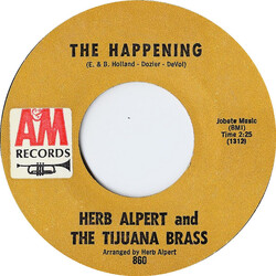 Herb Alpert & The Tijuana Brass The Happening / Town Without Pity USED VINYL 7INCH 45 RPM STYRENE