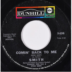 Smith (3) Comin' Back To Me (Ooh Baby) USED VINYL 7INCH 45 RPM STYRENE