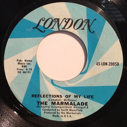 The Marmalade Reflections Of My Life / Rollin' My Thing USED VINYL 7INCH 45 RPM STYRENE