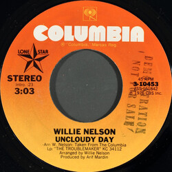 Willie Nelson Uncloudy Day USED VINYL 7INCH 45 RPM STYRENE STEREO