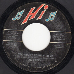 Al Green You Ought To Be With Me / What Is This Feeling USED VINYL 7INCH 45 RPM STYRENE