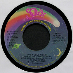 The Whispers It's A Love Thing USED VINYL 7INCH 45 RPM STYRENE STEREO