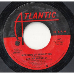 Aretha Franklin Break It To Me Gently / Meadows Of Springtime USED VINYL 7INCH 45 RPM STYRENE
