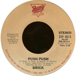 Brick Push Push USED VINYL 7INCH 45 RPM STYRENE STEREO