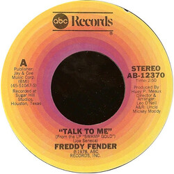 Freddy Fender (2) Talk To Me USED VINYL 7INCH 45 RPM STYRENE