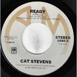 Cat Stevens Ready / I Think I See The Light USED VINYL 7INCH 45 RPM STYRENE