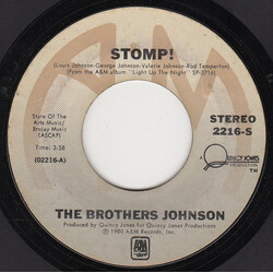 Brothers Johnson Stomp! USED VINYL 7INCH 45 RPM STYRENE