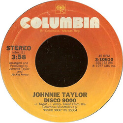 Johnnie Taylor Disco 9000 USED VINYL 7INCH 45 RPM STYRENE STEREO