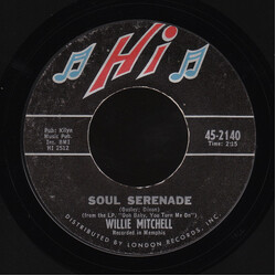 Willie Mitchell Soul Serenade / Mercy Mercy Mercy USED VINYL 7INCH 45 RPM STYRENE