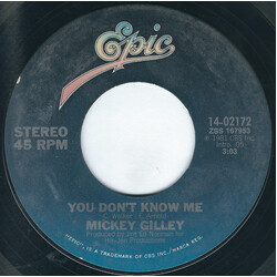 Mickey Gilley You Don't Know Me / Jukebox Argument USED VINYL 7INCH 45 RPM STYRENE