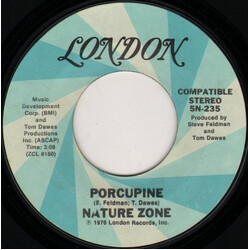 Nature Zone Porcupine / Rhythm (Will Keep Us Together) USED VINYL 7INCH 45 RPM STYRENE STEREO