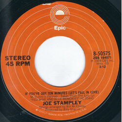Joe Stampley If You've Got Ten Minutes (Let's Fall In Love) USED VINYL 7INCH 45 RPM STYRENE