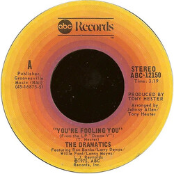 The Dramatics You're Fooling You USED VINYL 7INCH 45 RPM STYRENE STEREO