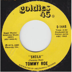 Tommy Roe Sheila / Sweet Pea USED VINYL 7INCH 45 RPM
