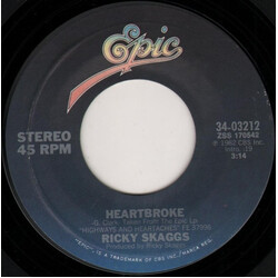 Ricky Skaggs Heartbroke USED VINYL 7INCH 45 RPM STEREO
