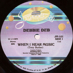 Debbie Deb When I Hear Music VINYL 12" USED