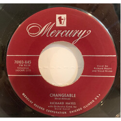 Richard Hayes Changeable / And The Bull Walked Around Olay USED VINYL 7INCH 45 RPM SINGLE