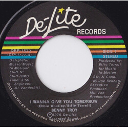 Benny Troy I Wanna Give You Tomorrow USED VINYL 7INCH