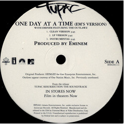2Pac / Eminem / The Outlawz One Day At A Time (Em's Version) VINYL 12" USED