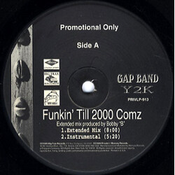 The Gap Band Funkin' Till 2000 Comz USED VINYL 12INCH SINGLE PROMO 33 S RPM