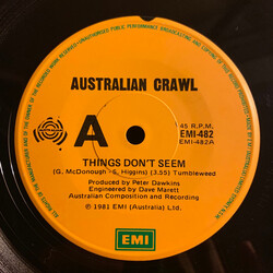Australian Crawl Things Don't Seem USED VINYL 7INCH 45 RPM SINGLE