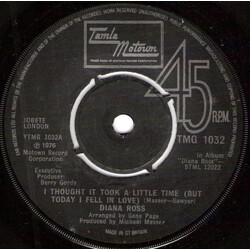 Diana Ross I Thought It Took A Little Time (But Today I Fell In Love) USED VINYL 7INCH 45 RPM SINGLE