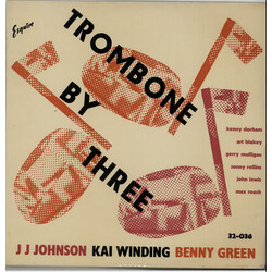 J.J. Johnson / Kai Winding / Bennie Green Trombone By Three Vinyl LP USED