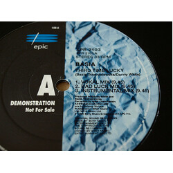 Basia Third Time Lucky / Drunk On Love USED VINYL 12INCH PROMO