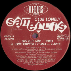 Sam Ellis Club Lonely VINYL 12" USED
