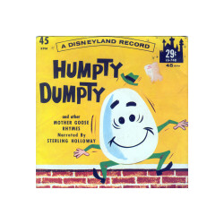Unknown Artist / Sterling Holloway Humpty Dumpty And Other Mother Goose Rhymes USED VINYL 7INCH 45 RPM