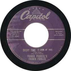 Franck Pourcel And His French Strings Every Time (I Look At You) / Tango Militaire USED VINYL 7INCH SINGLE