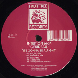 Intuition (3) / Gerideau It's Gonna Be Alright USED VINYL 12INCH 33 S RPM