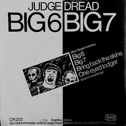Judge Dread Big 6 / Big 7 USED VINYL 7INCH 45 RPM MAXI-SINGLE