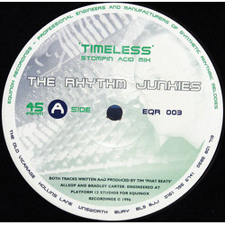 The Rhythm Junkies Timeless USED VINYL 12INCH 45 RPM