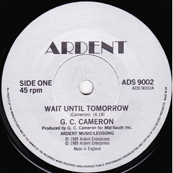 G.C. Cameron Wait Until Tomorrow USED VINYL 7INCH 45 RPM STEREO