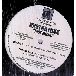 Brotha Funk Just Music USED VINYL 12INCH