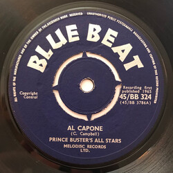 Prince Buster's All Stars Al Capone USED VINYL 7INCH 45 RPM SINGLE
