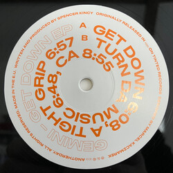 Gemini Get Down EP USED VINYL 12INCH 33 S RPM EP REISSUE